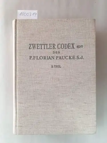 Becker-Donner, Etta (Hrsg.): Zwettler - Codex 420 von P. Florian Paucke S.J. : II. Teil 
 (Veröffentlichungen zum Archiv für Völkerkunde / Museum für Völkerkunde Wien : Band 4/2). 
