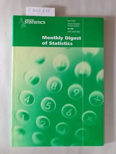 Insalaco, Ramona: Monthly Digest of Statistics No. 688 April 2003. 
