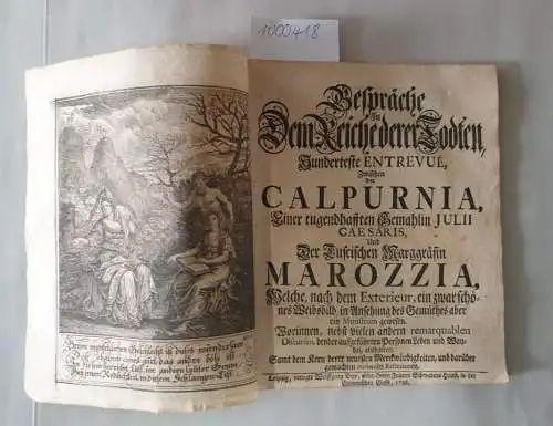 Fassmann, David: Gespräche im dem Reiche derer Todten, 100. Entrevue : Zwischen Calpurnia und Marozzia. 