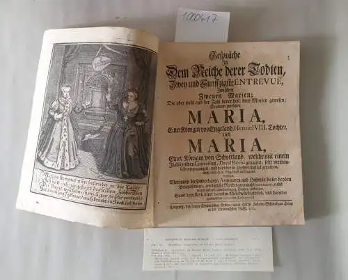 Fassmann, David: Gespräche im dem Reiche derer Todten, 52. Entreviue Zwischen Zweyen Marien (England und Schottland). 