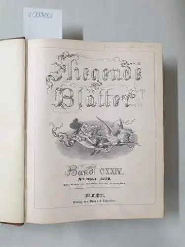 Fliegende Blätter: Fliegende Blätter, Band CXXIV, No. 3154 - 3179, humoristische Wochenzeitschrift, erstes Halbjahr 1906 
 Hefte 1-25, Band 124. 