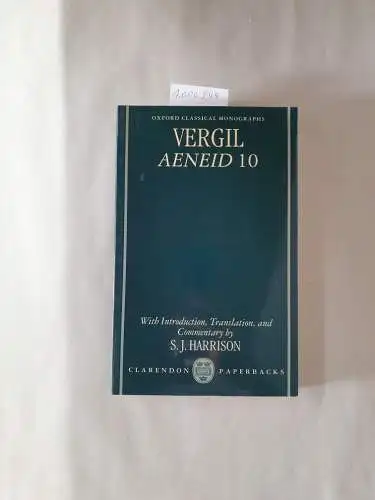 Harrison, S. J: Vergil: Aeneid 10. 