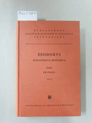 Fischer, C. Th: Diodorus. Bibliotheca Historica. Vol I-VI (komplett). 