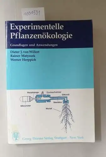 Willert, Dieter J. von, Rainer Matyssek und Werner B. Herppich: Experimentelle Pflanzenökologie : Grundlagen und Anwendungen ; 33 Tabellen. 