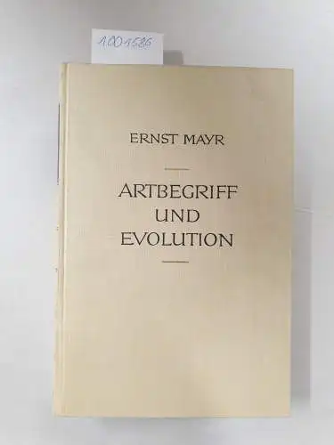Mayr, Ernst: Artbegriff und Evolution. 