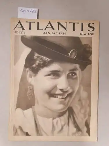 Hürlimann, Martin: Atlantis : Länder Völker Reisen :  Heft 1 : Januar 1939. 