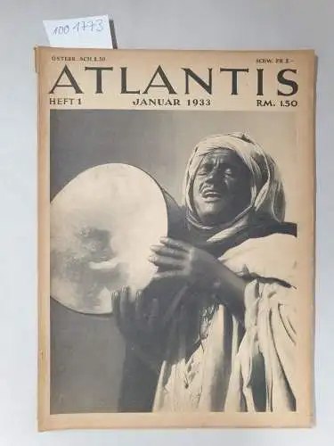 Hürlimann, Martin: Atlantis : Länder Völker Reisen :  Heft 1 : Januar 1933. 