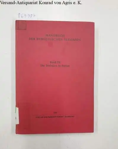Jolmes, Lothar L. V: Die Seehäfen in Italien., Bd 9. 