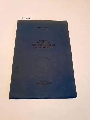 Zampetti, Pietro: Bibliografia della mostra dei Vedutisti Veneziani Del Settecento 
 Palazzo Ducale 10 Giugno - 15 Ottobre 1967. 