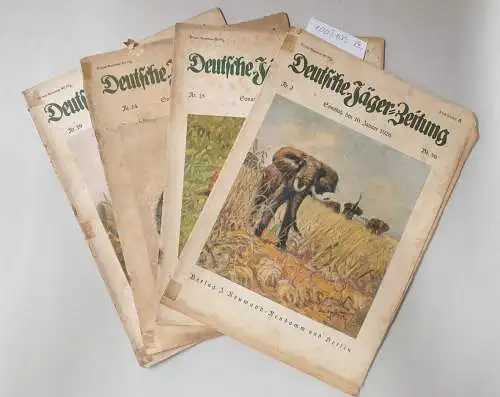 Deutsche Jäger- Zeitung: Deutsche Jäger-Zeitung , Konvlut des Jahres 1926 : 4 Hefte. 