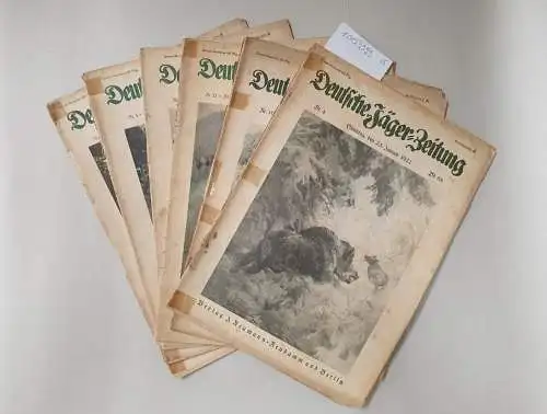 Deutsche Jäger- Zeitung: Deutsche Jäger-Zeitung, Konvolut des Jahres 1927 :6 Hefte 
 ( Amtliches Organ des Preußischen Landesjagdverbandes e.V.). 