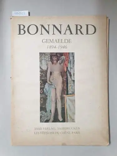 Bonnard: Bonnard: Gemaelde 1894-1946. 