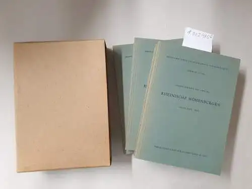 Binding, Günther: Rheinische Höhenburgen (RVDH, Jahrbuch 1961-63). 