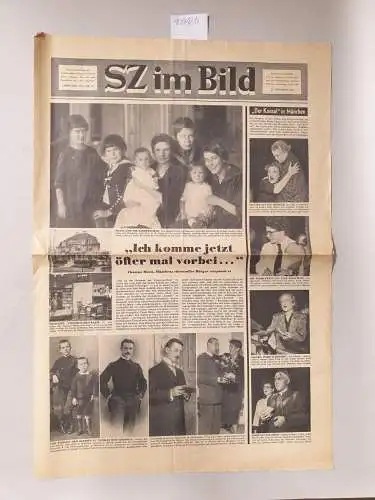 Süddeutsche Zeitung: SZ im Bild. Wochenendbeilage der Süddeutschen Zeitung , 25. Oktober 1952 , Thomas Mann. 