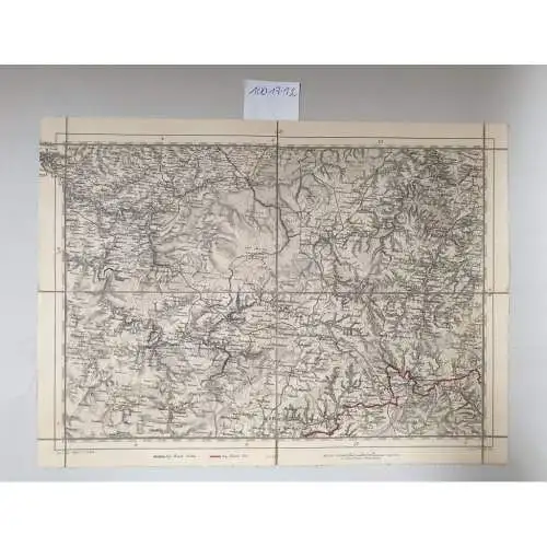 Landkarte: Topographische Karte Regierungsbezirk Aachen/ Regierungsbezirk Trier Nr. 159. 