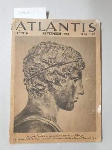 Hürlimann, Martin: Atlantis : Länder Völker Reisen : Heft 9 : September 1932. 