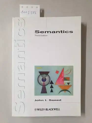 Saeed, John I: Semantics (Introducing Linguistics, Band 2). 