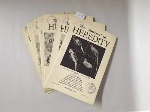 American Genetic Association (Publ.): Journal of Heredity - Vol. 30 (January-September, November-December). 