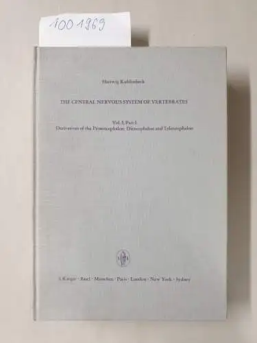 Kuhlenbeck, Hartwig: Derivatives of the Prosencephalon: Diencephalon and Telencephalon
 (= The Central Nervous System of Vertebrates: A General Survey ---, Vol. 5 , Part 1). 
