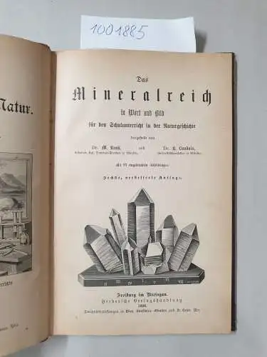 Krass, M. und Landois: Das Mineralreich in Wort und Bild für den Schulunterricht un der Naturgeschichte
 ( Der Mensch und die drei Reiche der Natur, 3. Teil : Das Mineralreich. 