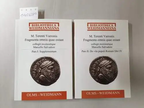 Olms: M. Terenti Varronis Fragmenta omnia quae extant. Pars I+II. 