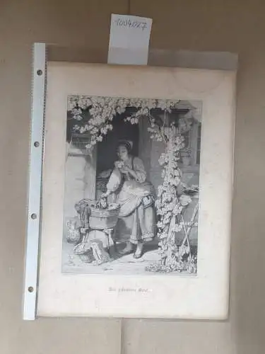 gemalt von J. Ruinart, lithografiert von A. Dircks, Lithographie: Der gefundene Brief