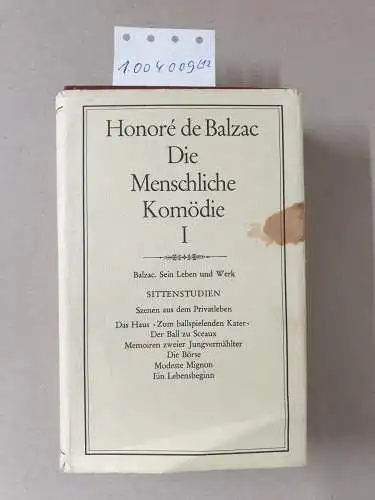 Balzac, Honoré de: Die Menschliche Komödie - Gesamtausgabe in zwölf Bänden mit Anmerkungen und biographischen Notizen über die Romangestalten (komplett). 