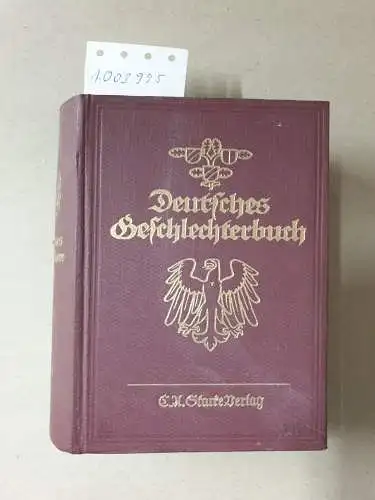 C. A. Starke: Deutsches Geschlechterbuch Bd 123, Zweiter Eifelband. 