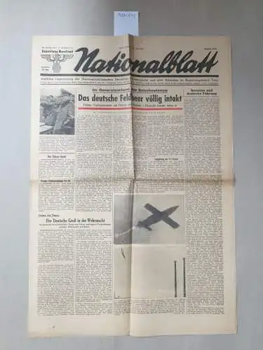 Nationalblatt: Nationalblatt, 25. Juli 1944, 15. Jahrgang , Nr. 172 : Im Generalansturm des Bolschewismus
 Amtliche Tageszeitung  der NSDAP und aller Behörden im Regierungsbezirk Trier, Gauzeitung Moselland. 