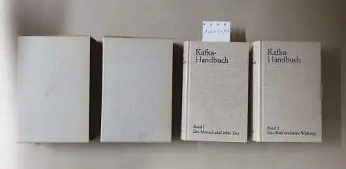 Kafka, Franz und Hartmut (Hrsg.) Binder: Kafka-Handbuch in zwei Bänden. Unter Mitarbeit zahlreicher Fachwissenschaftler herausgegeben von Hartmut Binder. Zwei (2) Bände (vollständig). Band 1: Der.. 