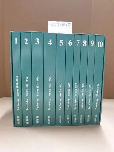 Tucholsky, Kurt: Gesammelte Werke; 10 Bände in farblich abgestimmtem Pappschuber. 
