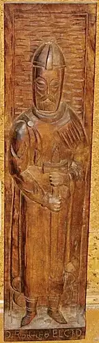 holz relief bild  El Cid