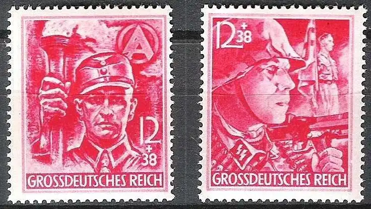 Deutsches Reich Nur Hauptgebiet 1945 Nr 909-910 Postfrisch / ** Postfrisch / **