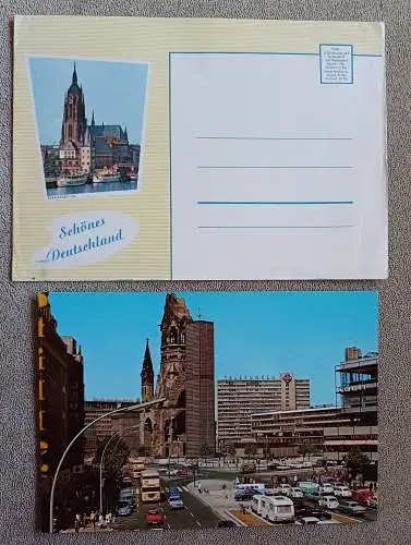 [Echtfotokarte farbig] Rückseite
Berlin, Kaiser-Wilhelm-Gedächniskirche
ANDRES + CO Verlag Berlin. 