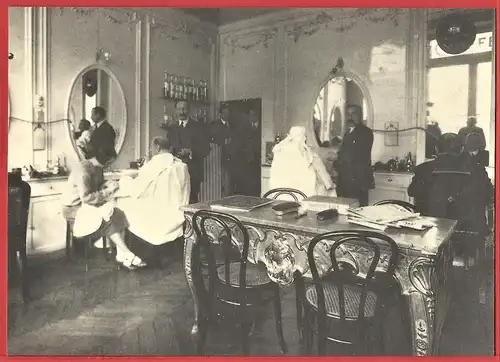 [Ansichtskarte] Hair salon on the Champs-Elysées in Paris in 1925 - Very Good Condition - Old photo reproduction
