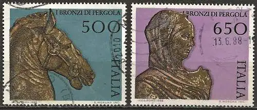 Italien (Italie) 1988 - Mi 2052/53 - YT 1744/45 - Italian artistic heritage ( Patrimoine - Heritage )