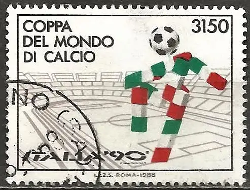 Italien 1988 - Fußballweltmeisterschaft Italien 90  - Mi 2049