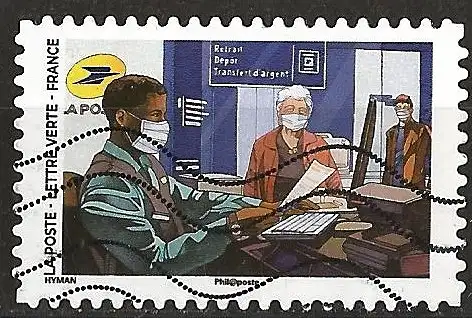 Frankreich (France) 2020 – Mi 7667 - YT Ad1914 - Beruf : Postarbeiter ( Postier )