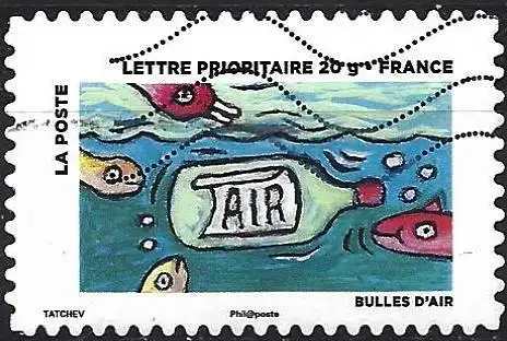 Frankreich (France) 2013 – Mi 5690 - YT Ad890 - Der Stempel feiert die Luft ( Le Timbre fête l'air - The Stamp celebrates the air )