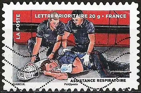 Frankreich (France) 2013 – Mi 5692 - YT Ad892 - Atemunterstützung ( Assistance respiratoire - Respiratory support )