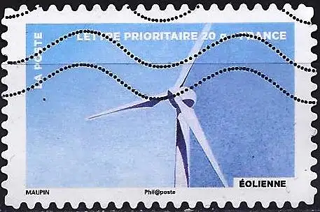 Frankreich 2013 – Mi 5700 - YT Ad900 - Windkraftanlage ( Eolienne - Wind Turbine )
