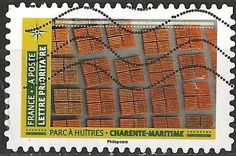 Frankreich 2021 – Mi 7816 - YT AD1949 - Austernfarmen ( Parcs à huitres - Littoral - Oyster Beds )