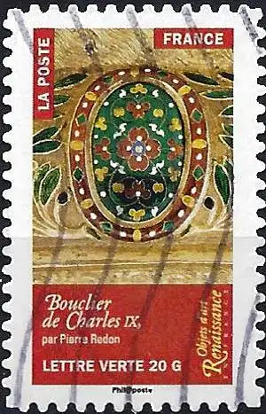 Frankreich (France) 2014 – Mi 5962 - YT AD1014 - Schild von Charles IX ( Bouclier - Shield )