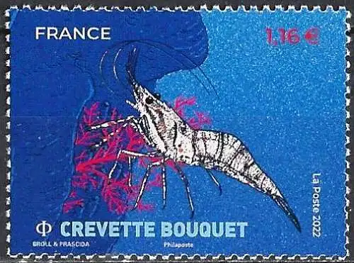 Frankreich 2022 – Mi 8134 - YT 5556 - Garnele ( Crevette - Prawn ) 