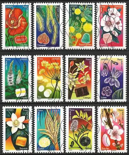 Frankreich 2022 – Mi 8173/84 - YT Ad 2133/44 - Blumen ( Fleurs - Flowers ) 