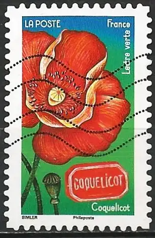 Frankreich (France) 2022 – Mi 8173 - YT Ad 2133 - Blumen ( Fleurs : Coquelicots - Flowers : Popies ) 