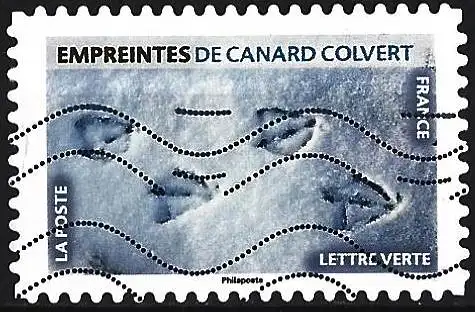 Frankreich (France) 2021 - Mi 7841 - YT Ad 1959 -  Tierspuren ( Empreintes d'animaux - Footprints of animals )