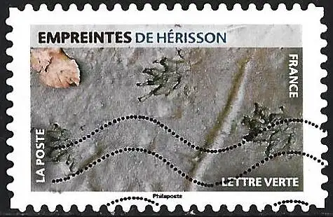 Frankreich (France) 2021 - Mi 7839 - YT Ad 1963 -  Tierspuren ( Empreintes d'animaux - Footprints of animals )