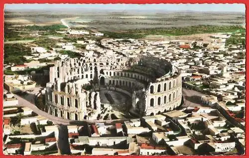 [Ansichtskarte] Tunisien - El-Djem : Römische Ruinen des Kolosseums (Thysdrus) /
Tunisie : Ruines romaines du Colisée /
Tunisia : Roman ruins of the Colosseum. 