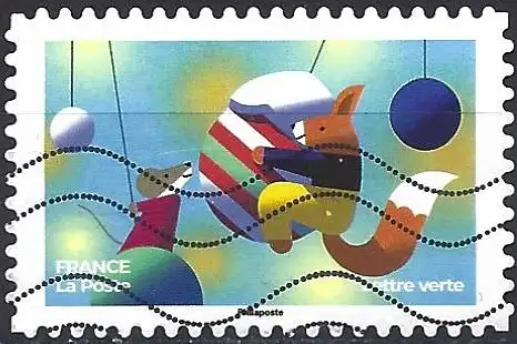 Frankreich (France) 2022 – Mi 8355 - YT Ad 2214 - Weihnachtsbriefmarken ( Timbres de Noël - Christmas stamps )